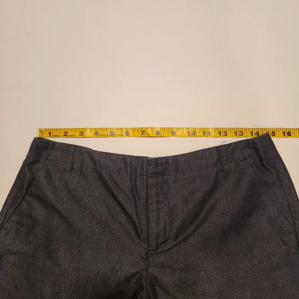 VTG Vintage Y2K Banana Republic Cotton Blend Dark Denim Shorts 8 EUC Summer 2002